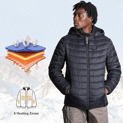 ANTARCTICA GEAR Heated Jacket - Black thumbnail 5
