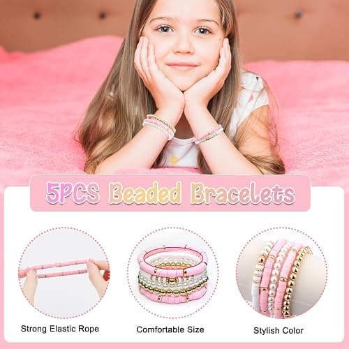 Geschenke für Mädchen Teenager 9 10 11 12 13 14 15 16 Jahre, Einschulung Geburtstag Geschenk Mädchen Glasbecher, Trinkglas mit Strohhalm und Deckel,Schminkpinsel Kosmetiktasche Armband Socken Haarband thumbnail 5