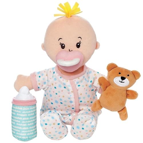 Manhattan Toy Wee Baby Stella Sleepy Time Scents Soft Doll Set, 12",Peach - Image 1
