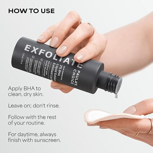 Paula's Choice SKIN PERFECTING 2% BHA Liquid Exfoliant | Gentle Salicylic Acid Facial Exfoliator for Blackheads, Enlarged Pores, Wrinkles & Fine Lines thumbnail 7
