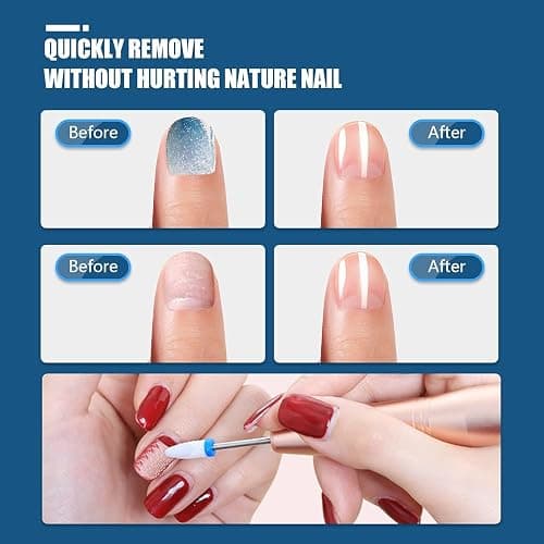 Depvko 21pcs Nail Drill Bits Sets, 3/32 Inch Cuticle Electric Nail File and Ceramic Acrylic Gel Nail Bit Kit, Acrylic Nail Art Tools, Carbide Remover Bits for Manicure Pedicure, Home Salon thumbnail 5