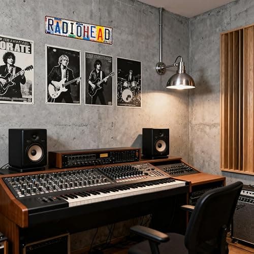 Vintage Wall Decoration Radiohead Rock Music Country Band Street Sign Bar Metal tin Sign Poster thumbnail 2