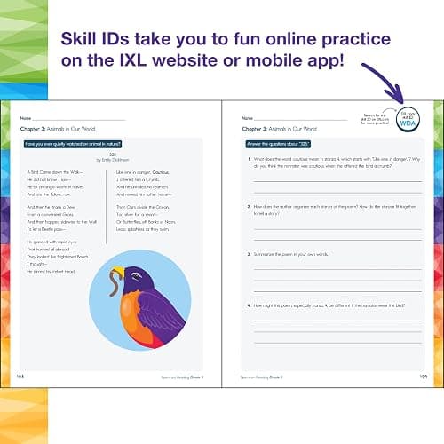 Spectrum Reading 5th Grade Workbooks, Activity Book Covering Nonfiction and Fiction Passages, Theme, Summarization, and more, Classroom or Homeschool Curriculum thumbnail 6