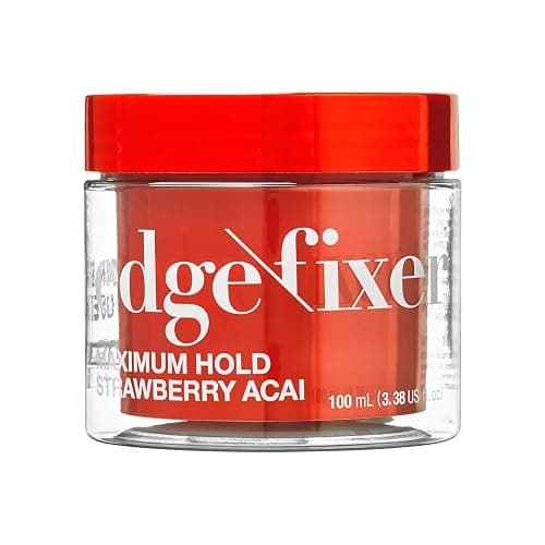 KISS COLORS & CARE Maximum Hold Edge Fixer, Non-Greasy Gel Formula Infused With Biotin B7, 24 Hour Hold, ‘Strawberry Acai’ Scented, 3.38 Fl. Oz. (100 ml) thumbnail 2
