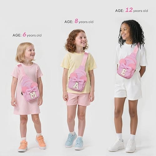 mibasies Initial Sling Bag for Girls, 4 Year Old Girl Birthday Gifts, Letter Z thumbnail 8