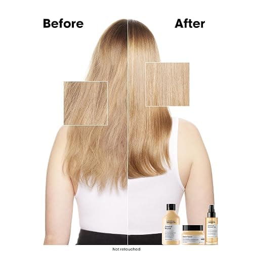 L’Oréal Professionnel 10-in-1 Leave-in Oil for Dry And Damaged Hair, With Protein. Gold Quinoa and Wheat Germ Oil, Nourishes, Resurfaces and Repairs, Serie Expert Absolut Repair, 90 ml thumbnail 5