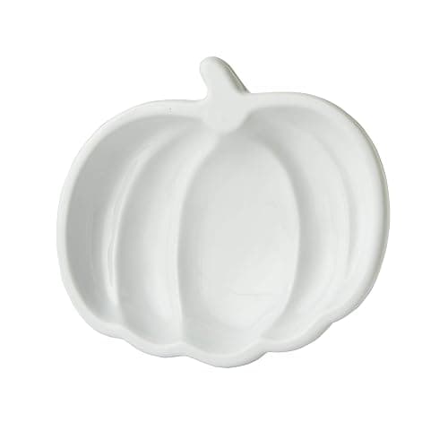 SKL Home Harvest Pumpkin Vanity Tray, White - Image 1