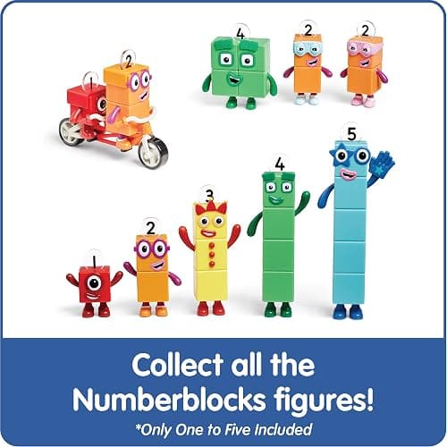 hand2mind Numberblocks Friends One to Five, Action Figure Set, Toy Figures & Playsets, Small Figurines for Kids, Counting Blocks, Numbers for Toddlers, Math Toys, Kids Birthday Gifts thumbnail 7