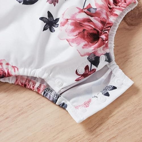 Aoswep - Pretty Floral Printed Baby Romper thumbnail 5