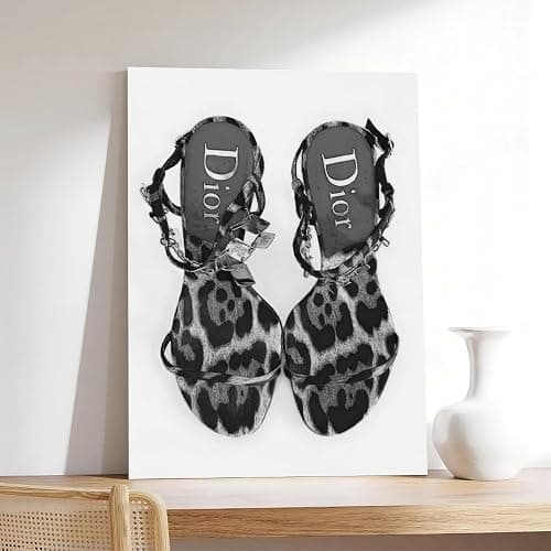 Dehub Black And White Luxury Poster for Home Office Decoration Chic Fashion Canvas Prints for Wall Aesthetic Perfect Gifts for Birthday Party Unframe-style 08x12inch(20x30cm) thumbnail 7