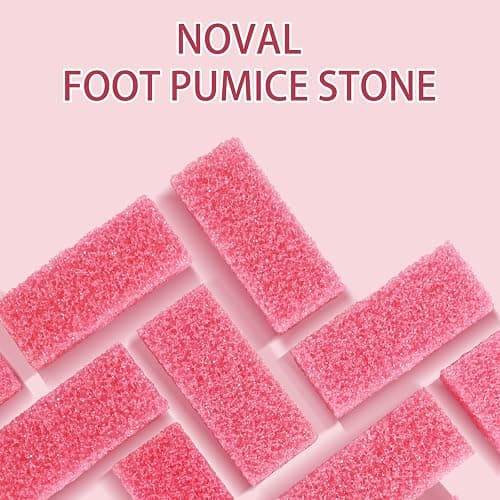 NOVAL Pumice Stone for Feet Scrubber Dead Skin Disposable Foot Pumice Foot Callus Remover Pedicure Tools Pink Pumice Sponge Nail Salon Home Use,40 PCS thumbnail 4