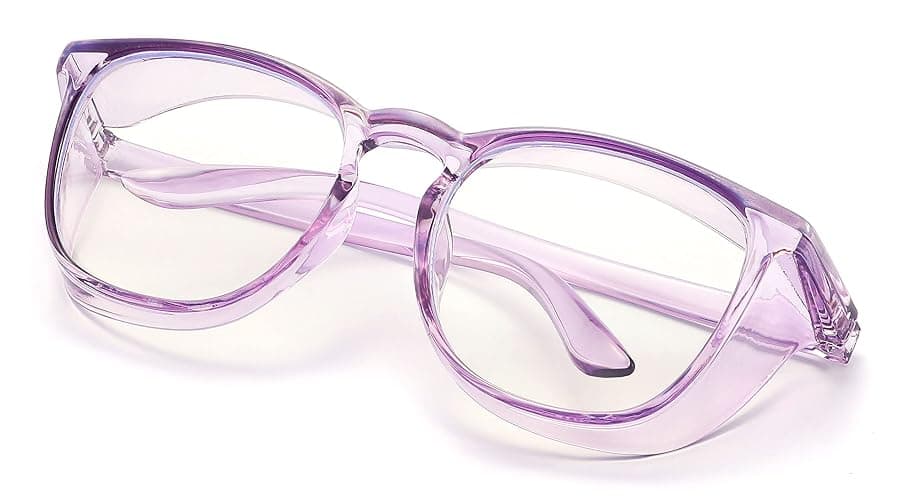 Alsenor Safety Glasses Anti Fog Goggles Protective Eyewear Blue Light Blocking Anti Dust UV Protection Glasses For Men Women (Lilac) thumbnail 2