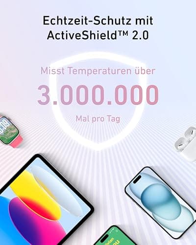 Anker Zolo Power Bank (2025 Upgraded Version), 20,000mAh 30W High-Speed Portable Charger with Built-in USB-C Cable, Battery Pack for iPhone 17/16 / 15 Series, Galaxy, and More thumbnail 7
