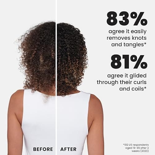 Tangle Teezer Ultimate Detangler Curly Hair Brush, Dry & Wet Hairbrush, Reduces Frizz & Breakage, for 3C to 4C Curly Hair Types, Purple Passion thumbnail 7