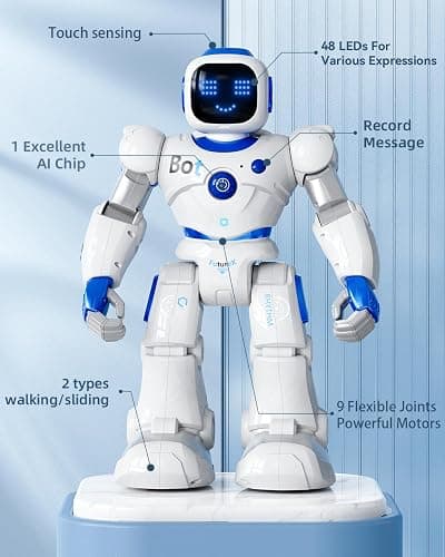 Ruko 1088 Smart Robots for Kids, Large Programmable Interactive RC Robot with Voice Control, APP Control, Present for 4 5 6 7 8 9 Years Old Kids Boys and Girls thumbnail 9