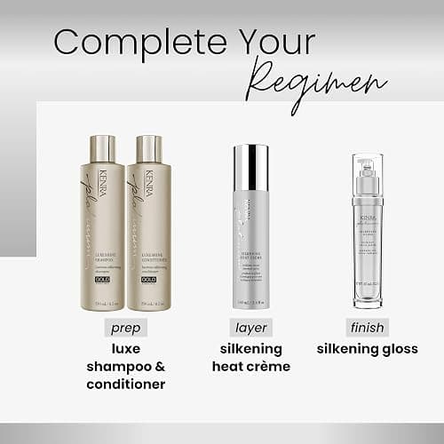 Kenra Platinum Silkening Heat Crème | Brilliant Shine Thermal Styler | Reduces Hot Tool Passes by 50% | Prevents Breakage & Improve Manageability | Heat Protectant | All Hair Types | 3.4 fl. Oz thumbnail 7