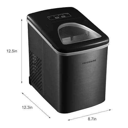 Frigidaire Counter top Portable, 26 lb per Day Nugget Ice Maker Machine (Black Stainless Steel) thumbnail 5