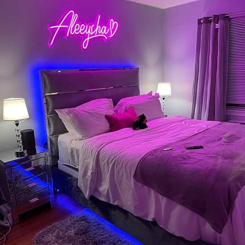 Custom Neon Sign for Wall Decor, Personalized Large Neon Light Sign Customizable for Bedroom Home Decor Wedding Birthday Gifts Party Bar Shop Name Logo Lights - Custom Neon Sign thumbnail 5