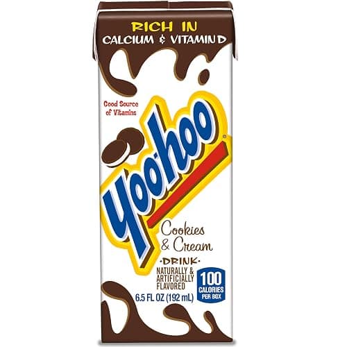 Yoo-hoo Cookies and Cream Flavored Drink, 6.5 fl oz Boxes, 32 Count (4 Packs of 8), Ready to Drink, Caffeine-Free, 99% Fat-Free, High in Calcium & Vitamin D thumbnail 6