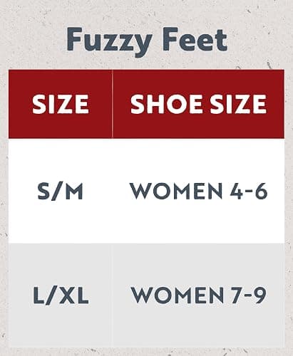 Lazy One Fuzzy Feet Slipper Socks for Women, Cute Fleece-Lined House Slippers, Non-Skid Slipper Socks thumbnail 6