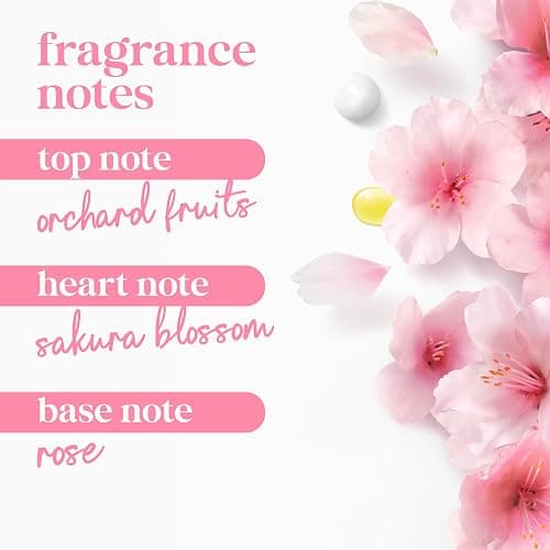 Dove Body Wash 4 Count for 24hr Lotion-Soft Skin Uplift Sakura Blossom and Yuzu Moisturizing Skin Cleanser with No Sulfates No Parabens thumbnail 6