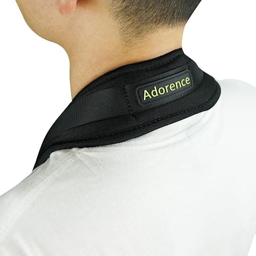 adorence Saxophone Neck Strap with Cushioned Padding & Swivel Metal Hook - Comfortable Sax Strap for Tenor, Alto- Black, Metal Adjuster thumbnail 3