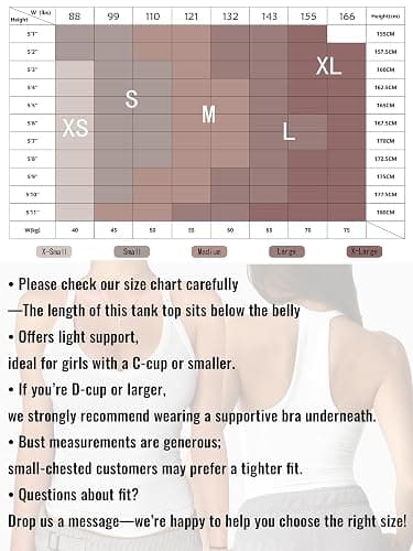 Danysu V Neck Racer Back Tank Top for Women Padded Ribbed Long Tank Fitted Basic Cami Tops thumbnail 6