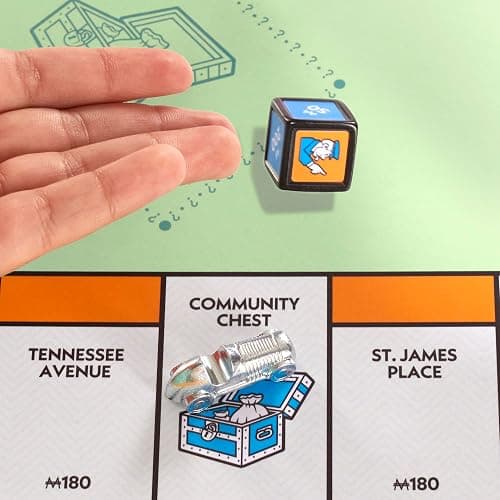 Monopoly Go to Jail Expansion | Add More Fun to Classic Monopoly Game and Play Faster | Ages 8+ | 2-6 Players | 40 Mins. | Family Board Games | Kids thumbnail 7