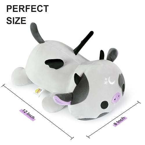 Onsoyours Original Cute Bat Cow Plushie, Soft Stuffed Cow Squishy Plush Animal Toy Cow with Wings Bat Pillow for Kids (Bat Cow, 12") thumbnail 3