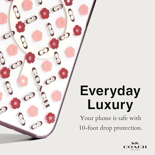Coach iPhone 15 Pro Max Case, Compatible with MagSafe - Tea Rose thumbnail 3