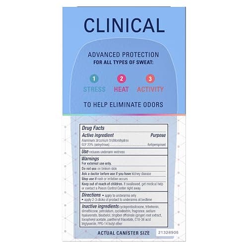 Secret Clinical Strength Antiperspirant Deodorant for Women, Stress Response, 3X Stress & 72hr Sweat & Odor Protection, PH Balancing Minerals, Soft Solid, 1.6 oz (Pack of 3) thumbnail 10