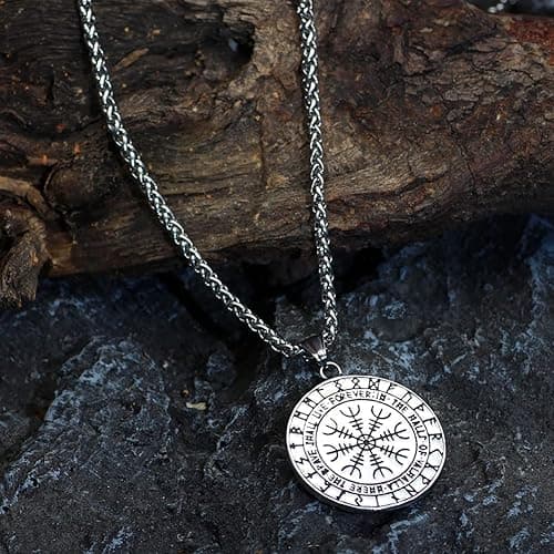 GuoShuang wolf necklace for men Gift Wolf Pedant necklace stainless Steel thumbnail 6