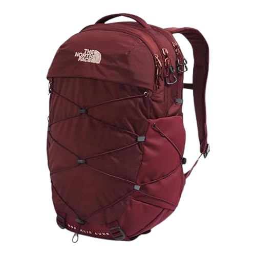 THE NORTH FACE Women's Borealis Luxe Commuter Laptop Backpack, Sumac/Burnt Coral Metallic, One Size thumbnail 5