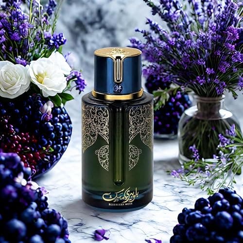 BlueBerry Musk Unisex Perfume, Long Lasting Cologne for Men and Women 3.4 Fl. Oz. Eau de Parfum Natural Spray thumbnail 3