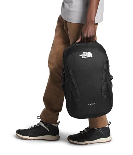 The North Face Vault Everyday Laptop Backpack | Commuter Travel Bag with Water-Repellent Finish, Spacious Main Compartment, TNF Black-NPF, One Size thumbnail 7