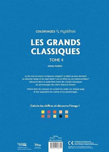 Coloriages mystères Disney - Les Grands classiques Tome 4 thumbnail 2