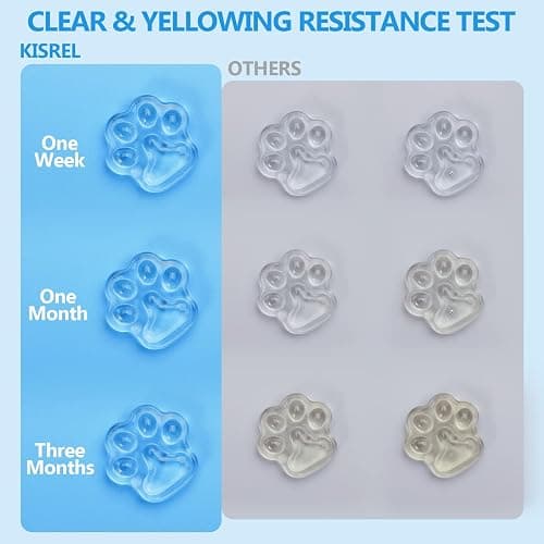 KISREL UV Resin with Light - 200g Upgraded Hard Type Crystal Clear Ultraviolet Curing UV Resin Kit, 8 Lamp Beads UV Light, Resin Kit with Light for Craft Jewelry Making thumbnail 5