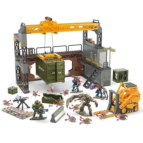 MEGA Halo Infinite Building Toys Set, Floodgate Firefight with 634 Pieces, 4 Micro Action Figures, Poseable Articulation, Accessories, Kids or Adult (Amazon Exclusive) thumbnail 2