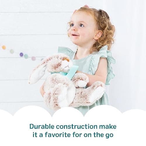 Melissa & Doug Burrow Bunny Stuffed Animal Plushie with Big Feet, Floppy Ears & Fluffy Tail, Adorable Pretend Play Toddler Toys for Girls & Boys 3+ thumbnail 7