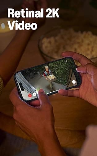 Ring Outdoor Cam Plus, Battery (newest model), Home or business security, Wide-Angle 2K Video with Ring Vision, Low-Light Sight for full-color night vision, Mount-Anywhere Versatility, 2-pack, White thumbnail 2