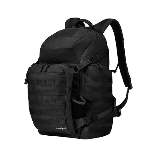 AMHEH 52L Tactical Backpack Military Molle Assault Pack - 3 Day Bugout Survival Rucksack, Hydration Compatible, Black - Image 1