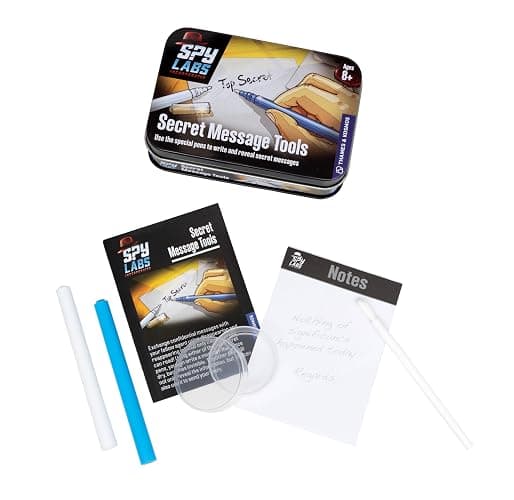 Thames & Kosmos Spy Labs Inc: Secret Message Tools Exchange Confidential Info w/Secret Pens | Essential Tools & Tricks of The Trade from The Detective Gear Experts for Young Investigators Medium thumbnail 5