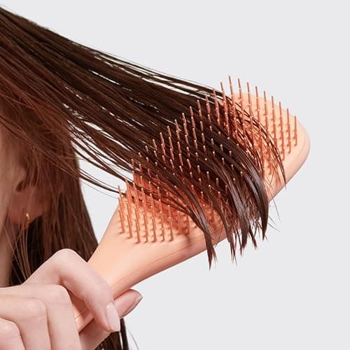 Tangle Teezer Ultimate Detangler Brush for Wet & Dry Hair, Eliminates Knots & Reduces Breakage for Straight to Wavy Hair Types, Amazon Exclusive Apricot thumbnail 9