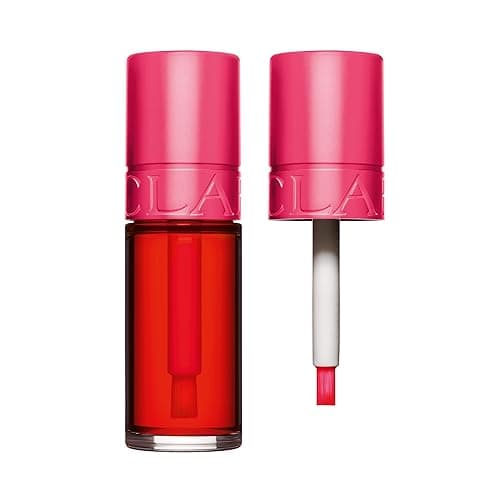Clarins NEW Water Lip Stain | Long Lasting, Transfer-Proof, Lightweight and Kiss Proof | Buildable Matte Finish | Contains Hyaluronic Acid | 0.2 Fluid Ounces - 01 - Rose Water