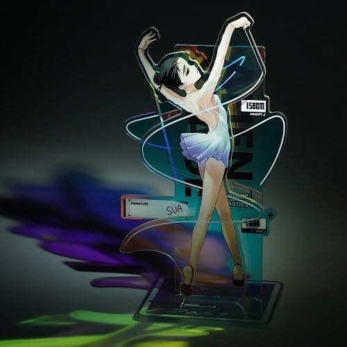 YJacuing Alien Stage Passion Love Series - Holographic Acrylic Figure, Official ALNST 3rd Anniversary Collectible Anime Merch (Sua) thumbnail 4