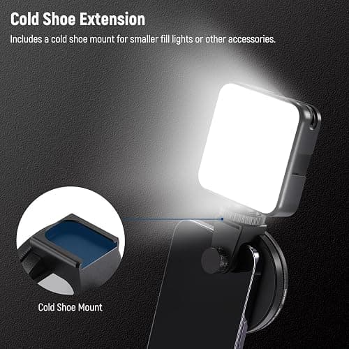 NEEWER CPL Filter for Phone, 67mm Camera Lens Polarizing Filter with Metal Cold Shoe Phone Clip Compatible with iPhone 16 15 Pro Max Plus 14 13 Pro Max Mini 12 11 X XS Max Samsung Galaxy, FL-27 thumbnail 6