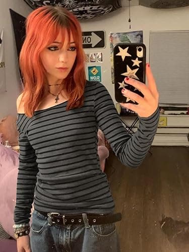 Striped long sleeve shirt thumbnail 5