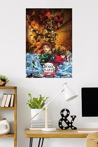 Demon Slayer: Infinity Castle (2025) - Group Key Art Wall Poster, 34L" x 22.4W", Unframed Version thumbnail 2