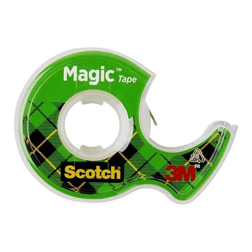 Scotch Magic Tape, 3 Dispensered Rolls, Numerous Applications, Invisible, Clear Tape Engineered for Repairing, 3/4 x 300 Inches thumbnail 10