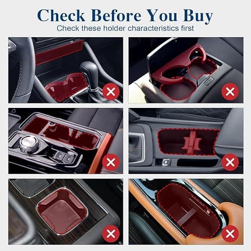 Automatic Car Cup Holder Expander, Large Water Bottles Holder for Yeti, Hydro Flask, Nalgene, Stanley, Owala 24/32/45/50 oz Travel Tumbler & Mug, Adjustable Car Cup Insert Accessories (CH03, 1PACK) thumbnail 6
